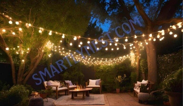 How to Hang Fairy Lights Outdoor
