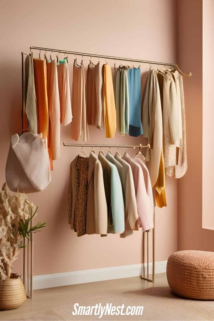 Wall-Mounted Clothing Racks