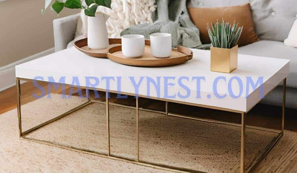 decorate coffee table tray