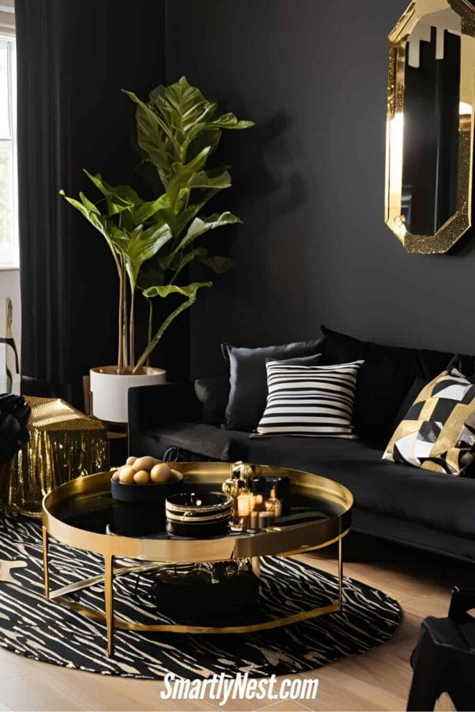 Black-and-Gold Glamour