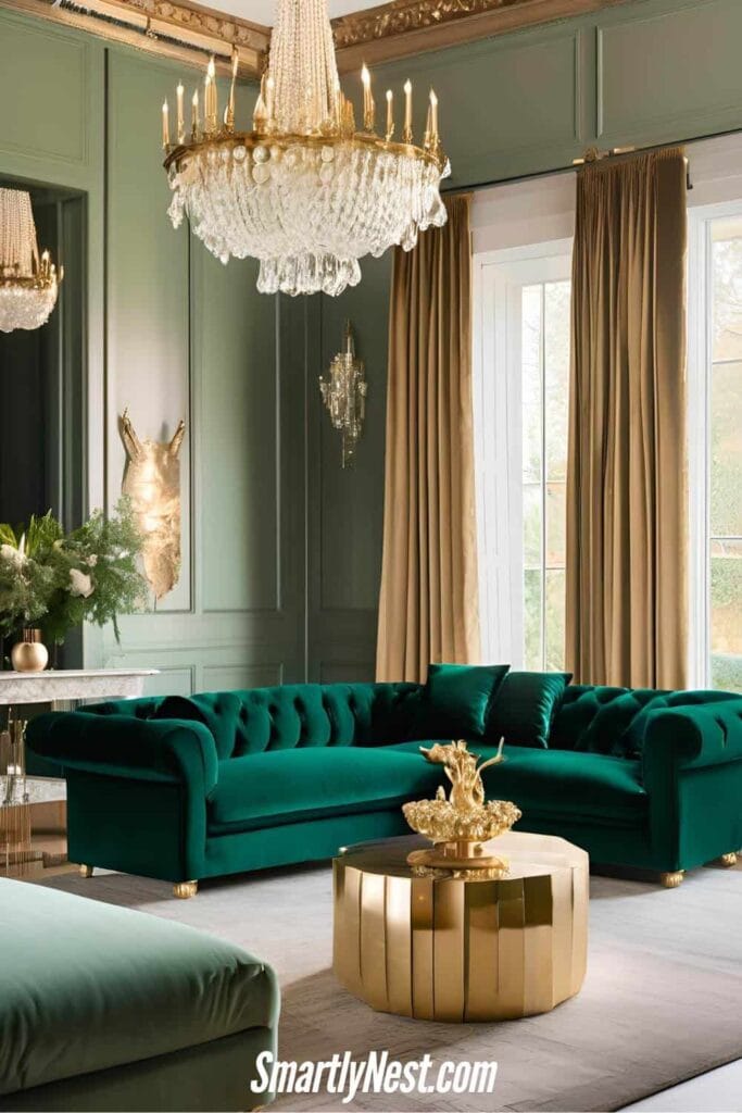 Deep Emerald Velvet Haven