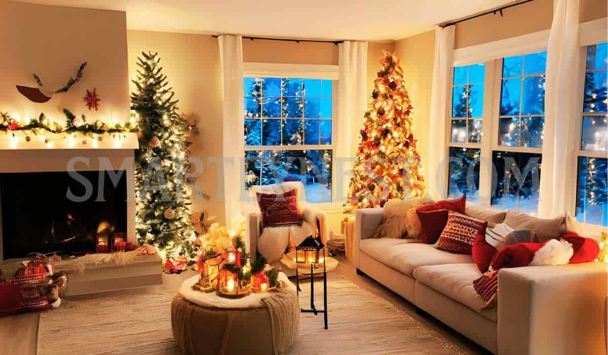 Living Room Ideas with Warm Lights & Festive Vibe