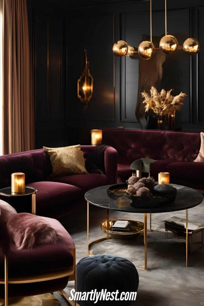 The Allure of Dark Living Rooms