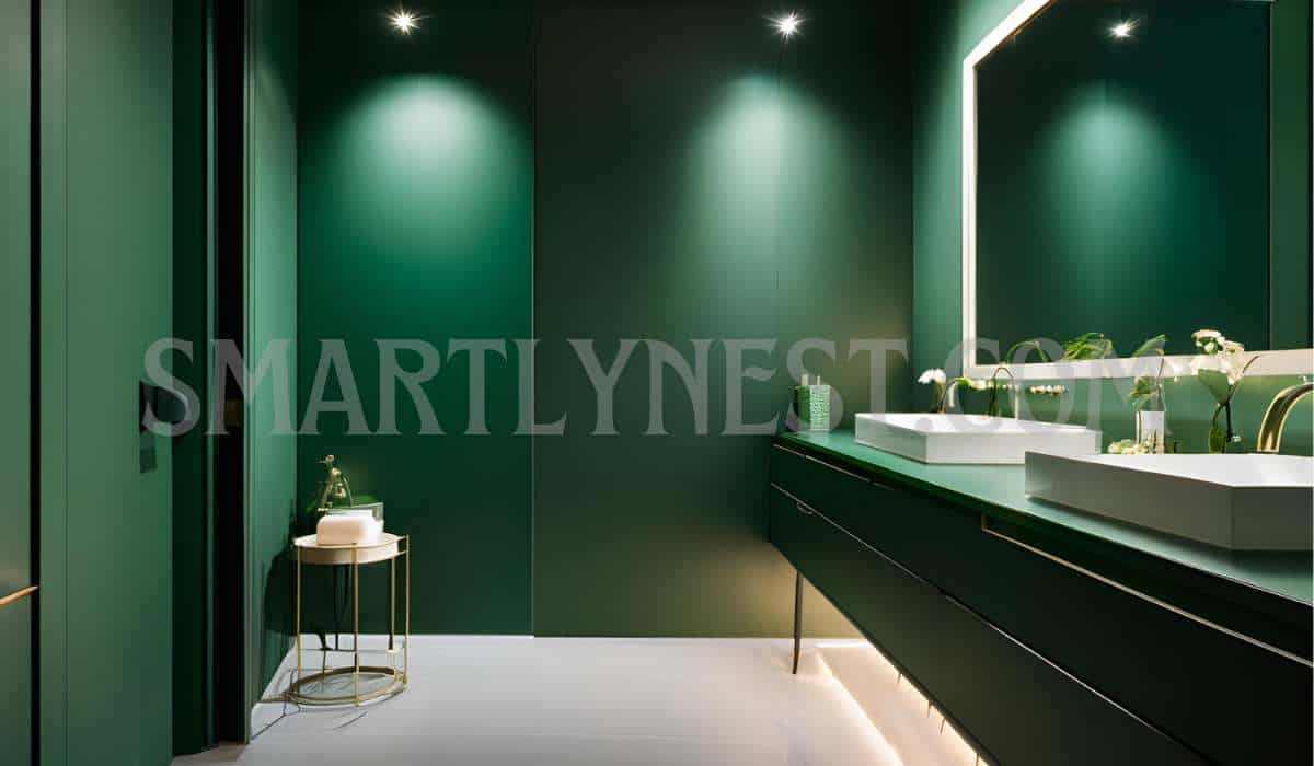 Can a Bold Dark Green Bathroom Truly Transform Your Space?