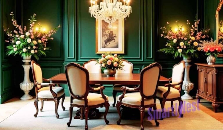 Forest Green Dining Room