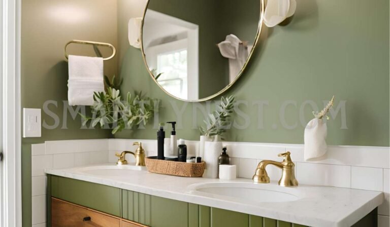 Olive Green Bathroom Ideas
