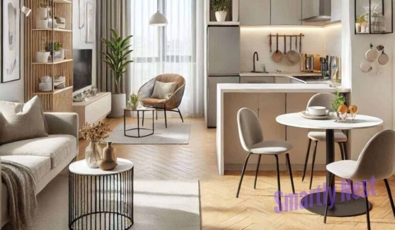 Small Kitchen - Dining and Living Room Combo