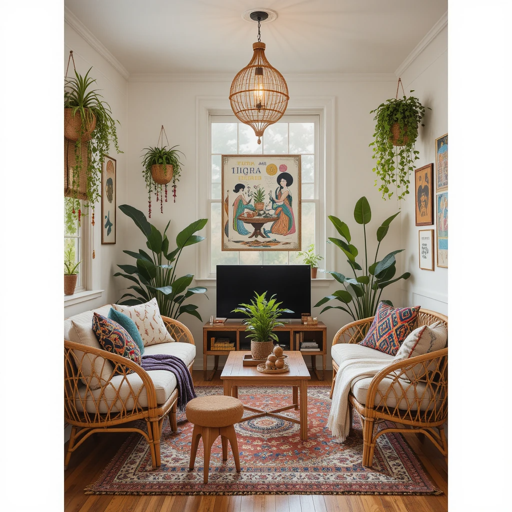 Eclectic Apartment Decor Living Room