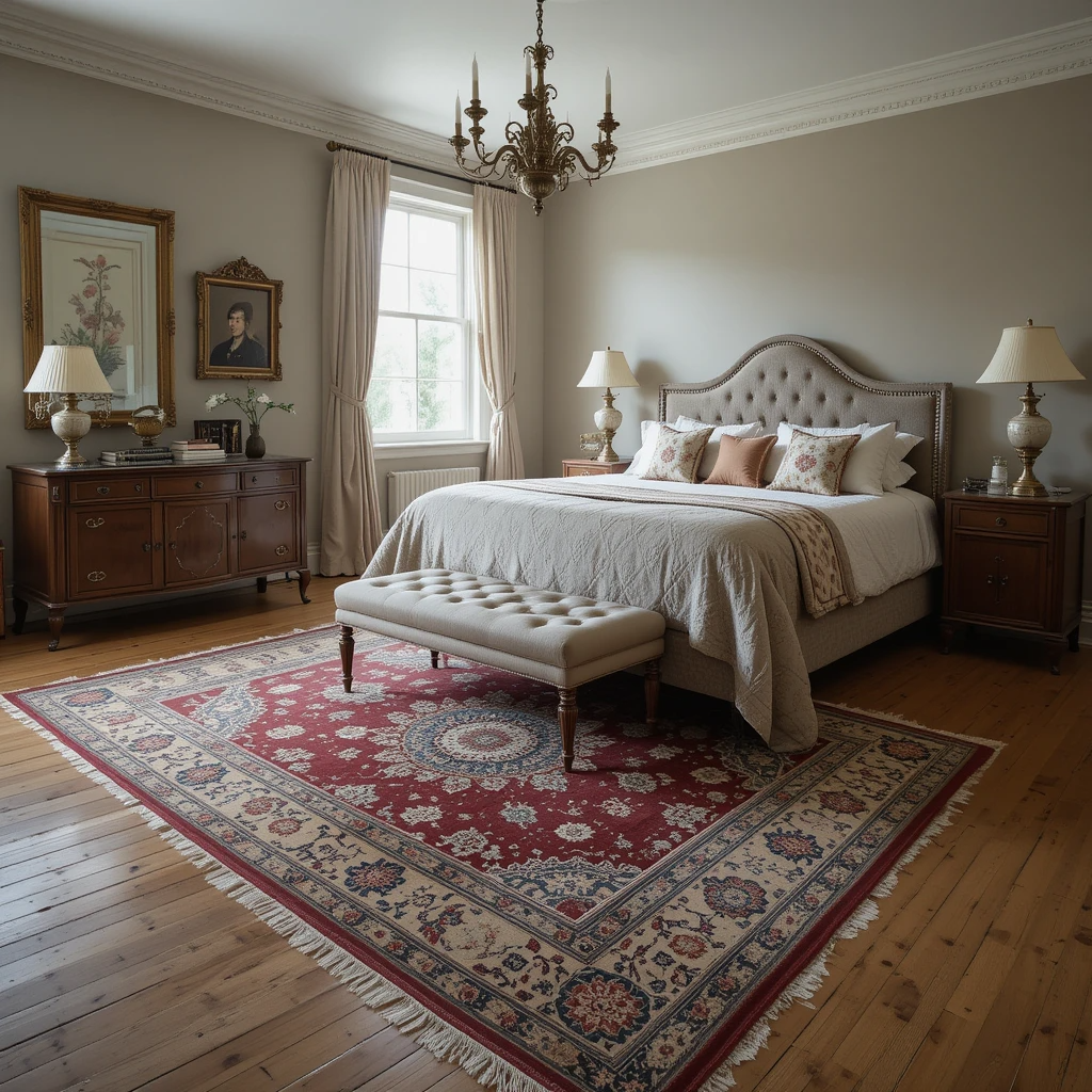 Moody French Provincial Bedroom