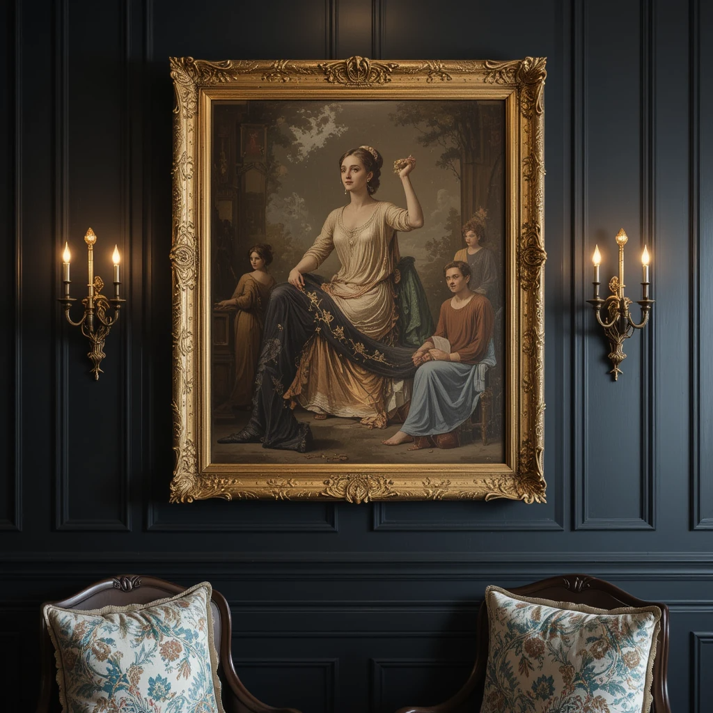 Moody French Provincial Bedroom