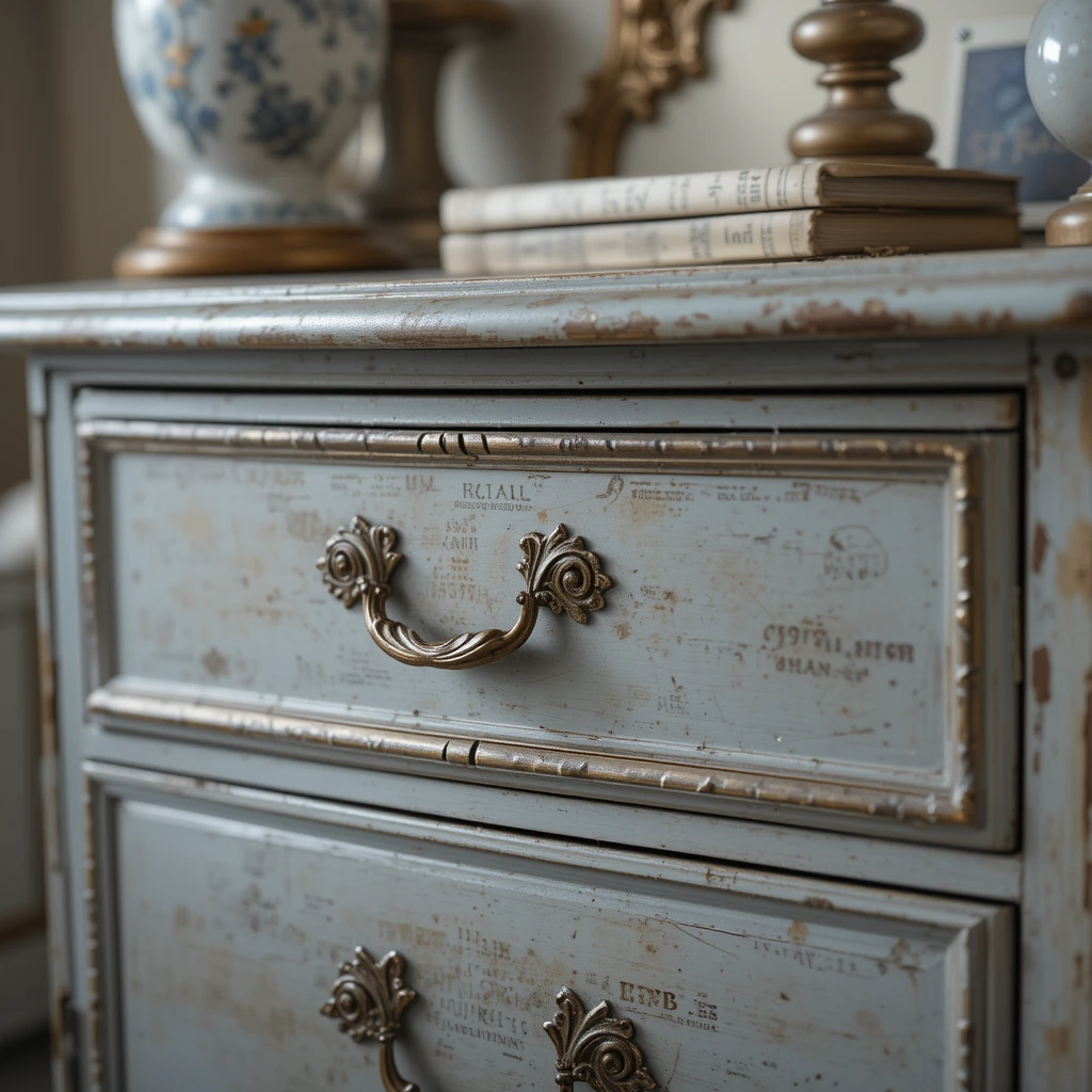 Moody French Provincial Bedroom