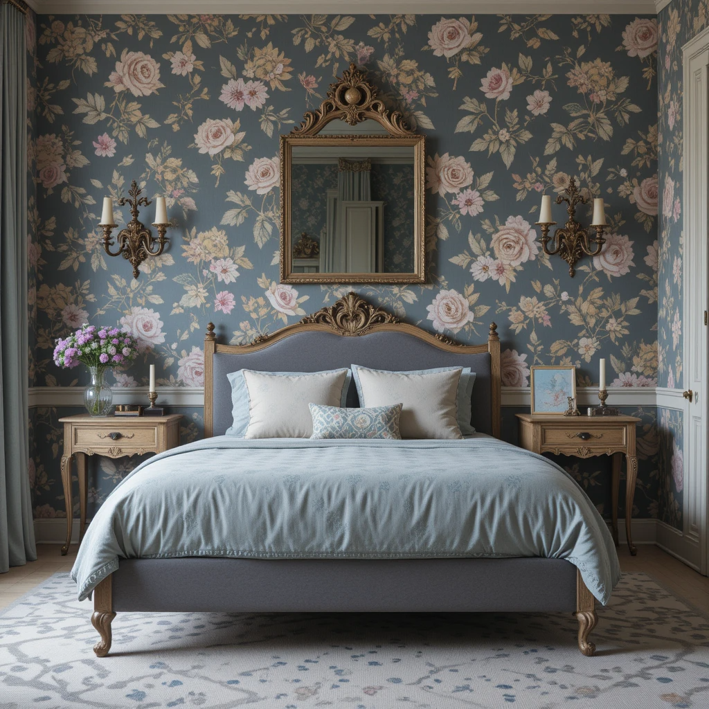Moody French Provincial Bedroom