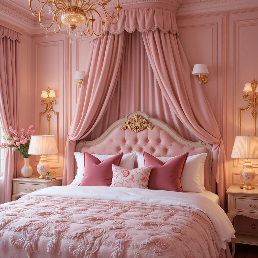 Pink Bedroom Decor